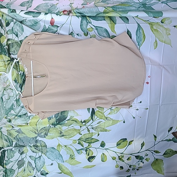 !it jeans Tops - * tan blouse size xl over head  It mint conditionany 3 blouses for $12 with a *